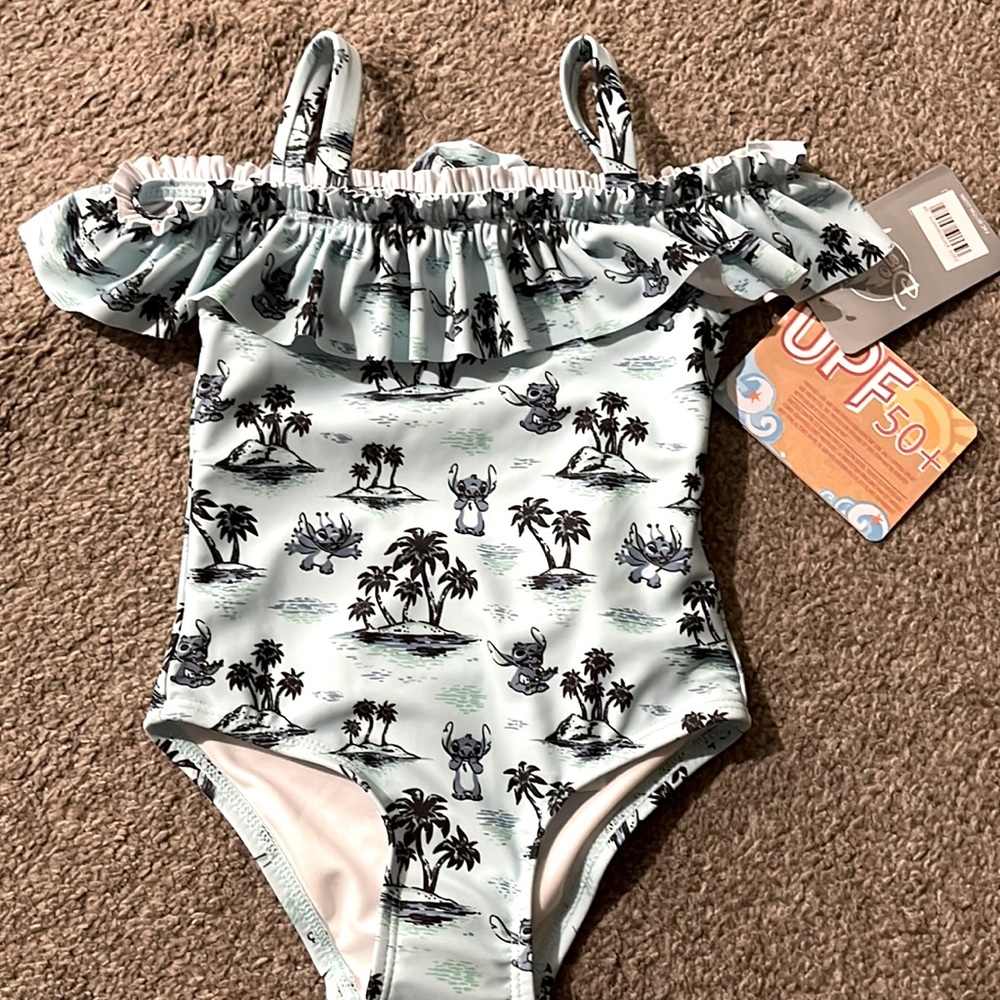Blue Stitch from Lilo and Stitch Bathing Suit Girls 2T